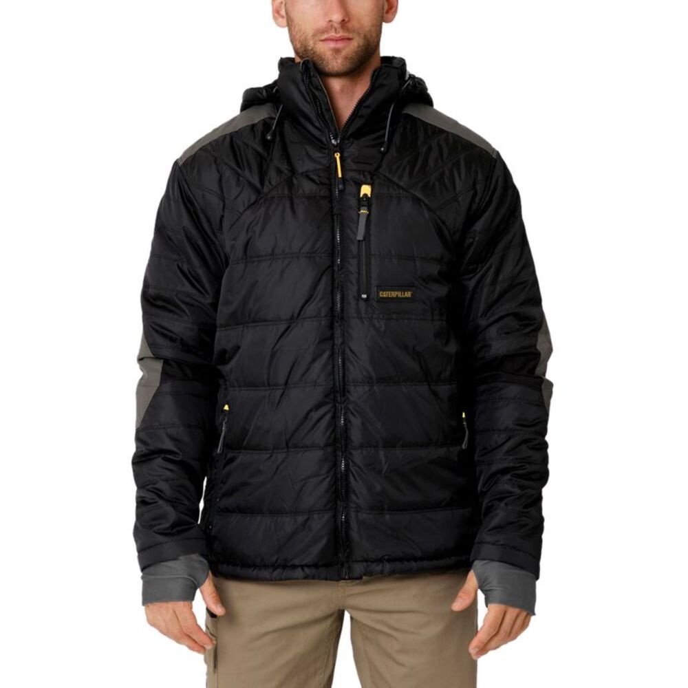 Caterpillar Jacket XL Mens Triton Insulated Puffer X-Large Black - NWT $165